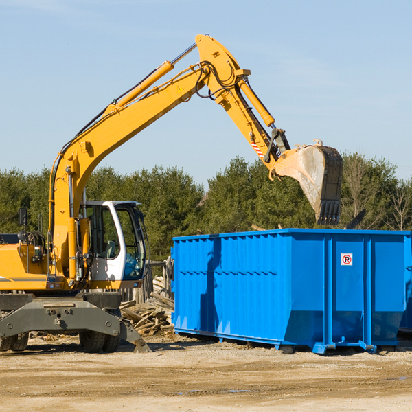 can i rent a residential dumpster for a construction project in Minster OH